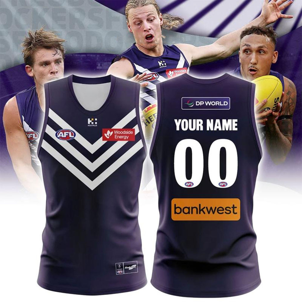Personalized Fremantle Dockers Football Club 2026 Squad Signed Jersey Fremantle Dockers Merch