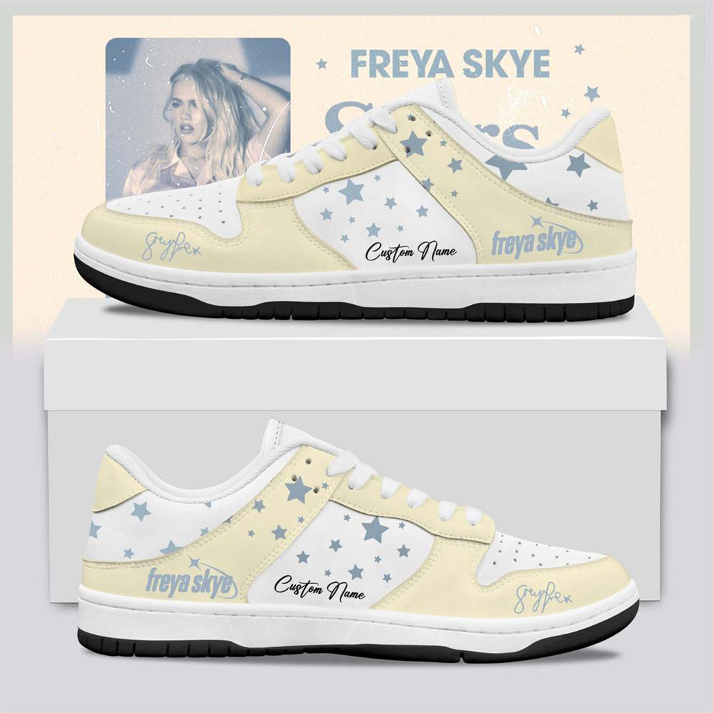 Personalized Freya Skye Merch Stars Align Tour 2026 Signed Sneakers Gift Ideas For Music Fan
