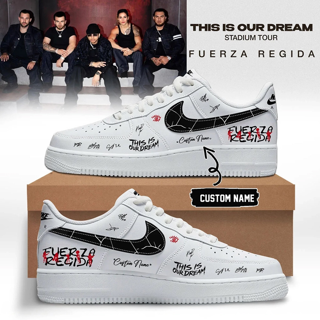 Personalized Fuerza Regida This Is Our Dream Tour Shoes 2026 Fuerza Regida Merch Gift For Fans