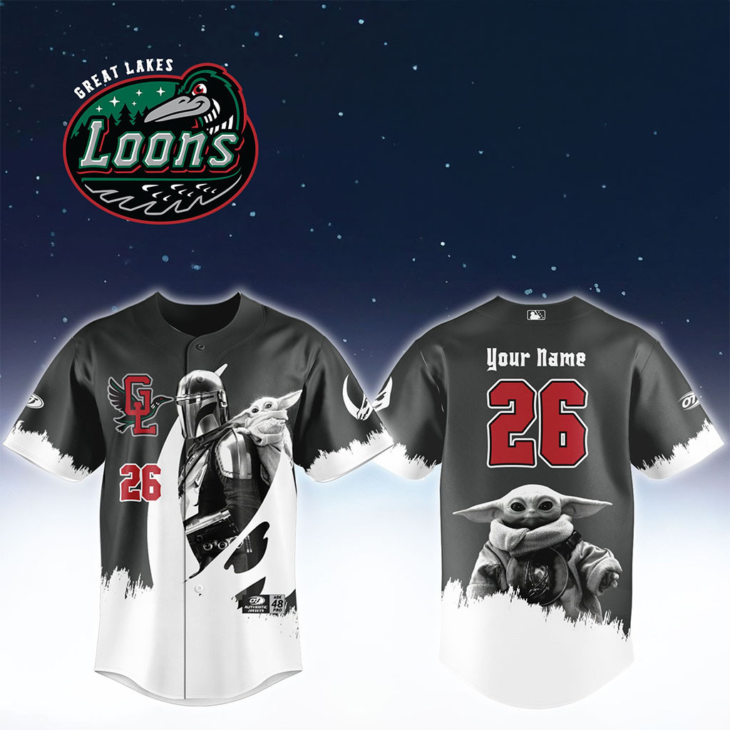 Personalized Great Lakes Loons Star Wars Night Jersey Great Lakes Loons Merch 2026 Fan Gifts