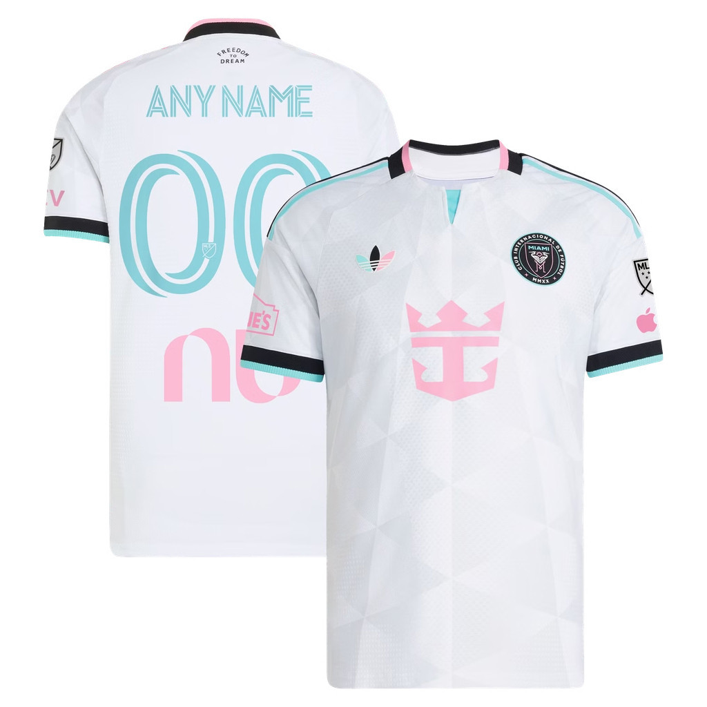 Personalized Inter Miami CF Merch 2026 Third On-Field Patch Jersey White Gift For Soccer Fans