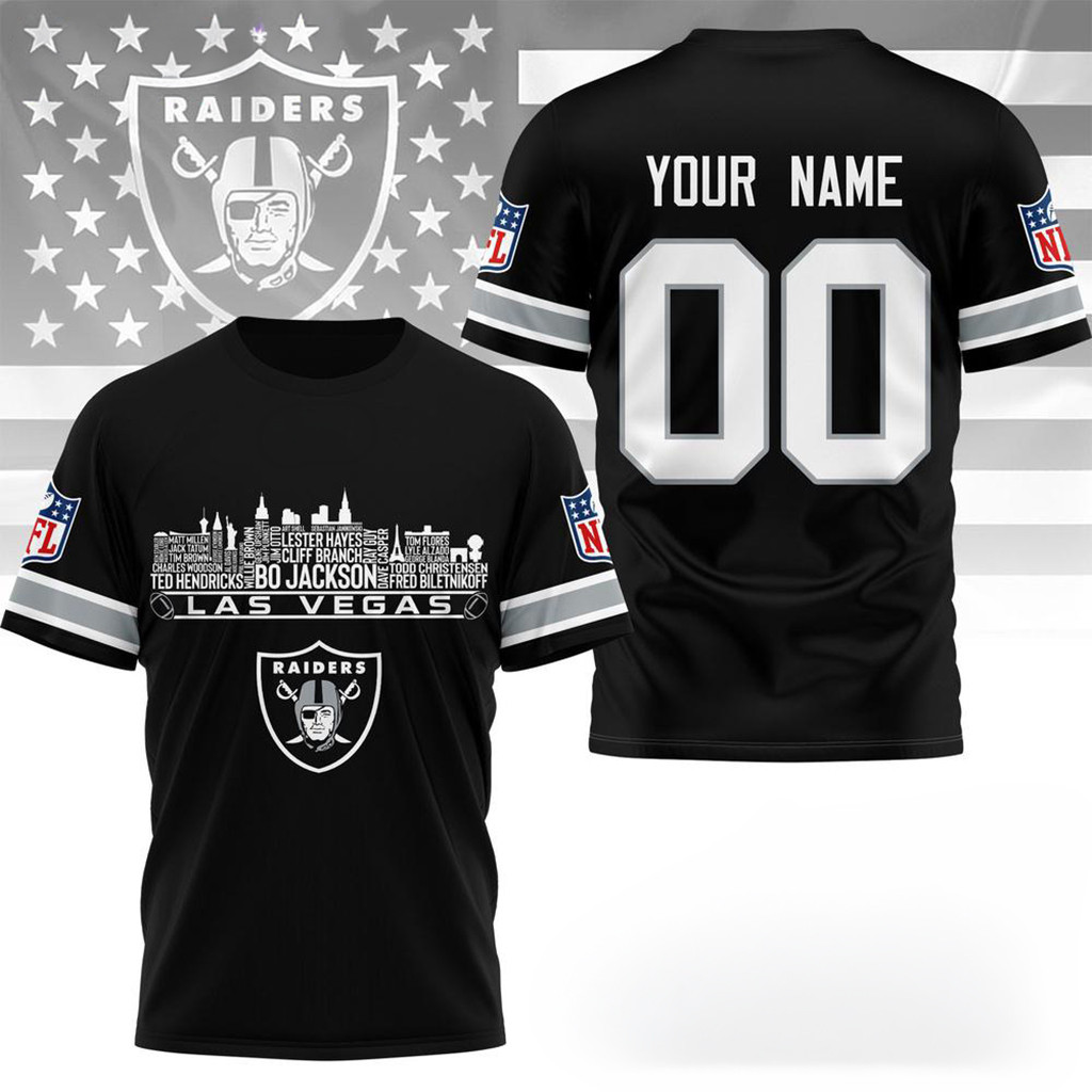 Personalized Las Vegas Raiders Game Day T-Shirt Las Vegas Raiders Merch Gift For Brother