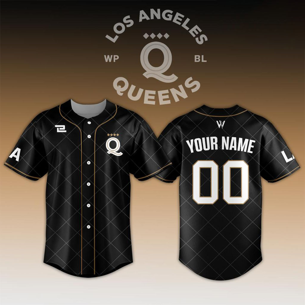 Personalized Los Angeles Queens WPBL Women's Pro Baseball League 2026 Jersey LA Queens Merch