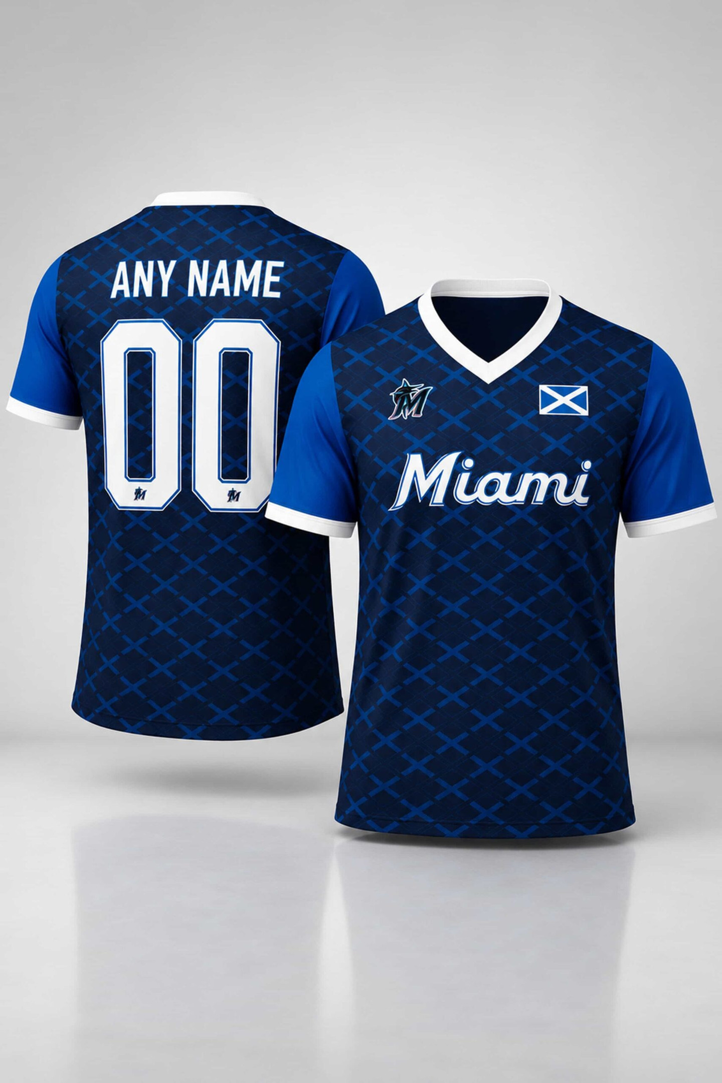 Personalized Miami Marlins Scotland's Tartan Army 2026 Jersey Marlins Merch Gift For Fans