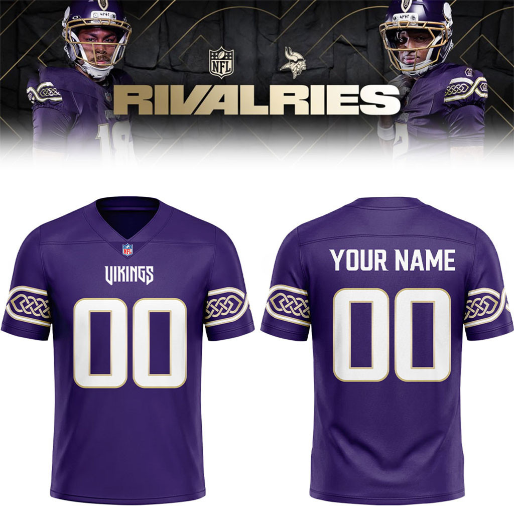 Personalized Minnesota Vikings Rivalries Jersey 2026 MN Vikings Merch Gift For Football Fans