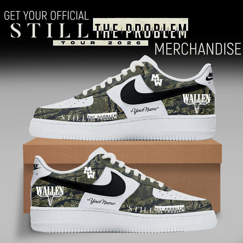 Personalized Morgan Wallen Still The Problem Tour 2026 AF1 Shoes Morgan Wallen Merch Gifts