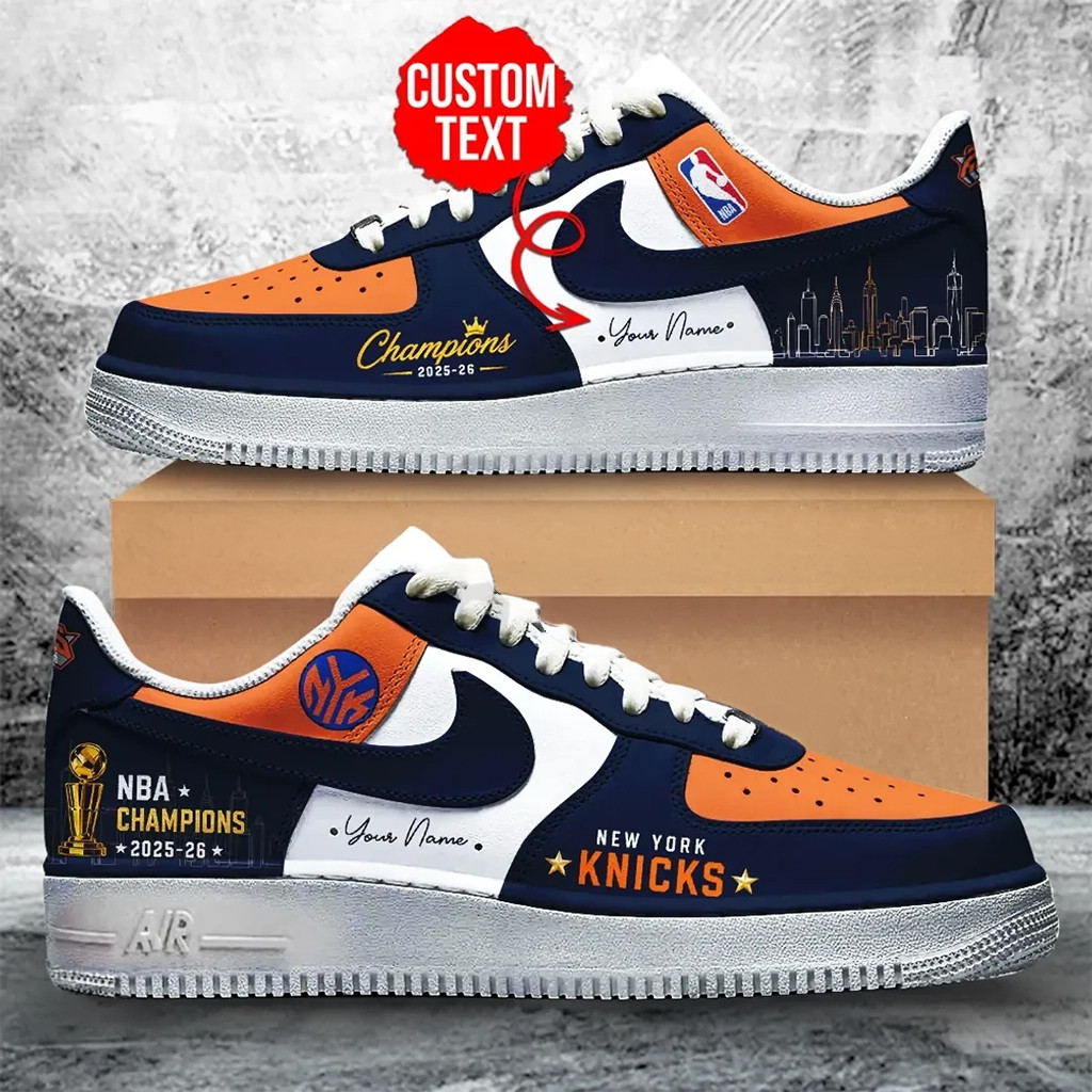 Personalized New York Knicks 2026 Finals Champions Shoes Sneakers Knicks Championship Merch