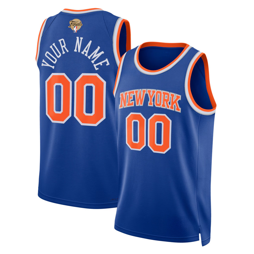 Personalized New York Knicks Final Merch Knicks 2026 Finals Patch Jersey Basketball Fan Gifts
