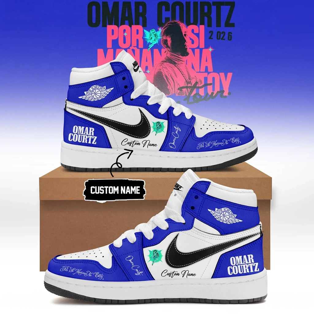 Personalized Omar Courtz Merch Por Si Manana No Estoy World Tour 2026 Shoes Gifts For Fans