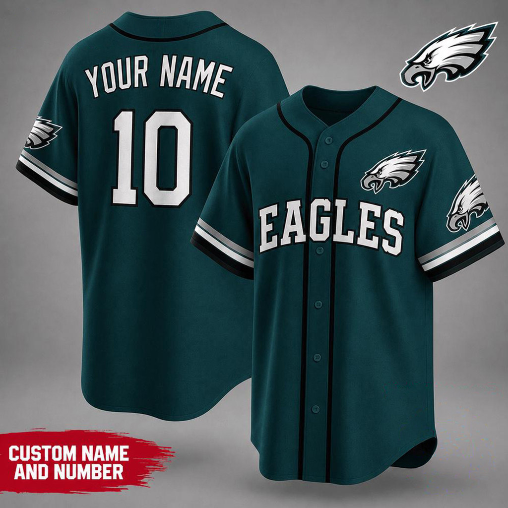 Personalized Philadelphia Eagles Team Pride Baseball Jersey Philadelphia Eagles Merch Present