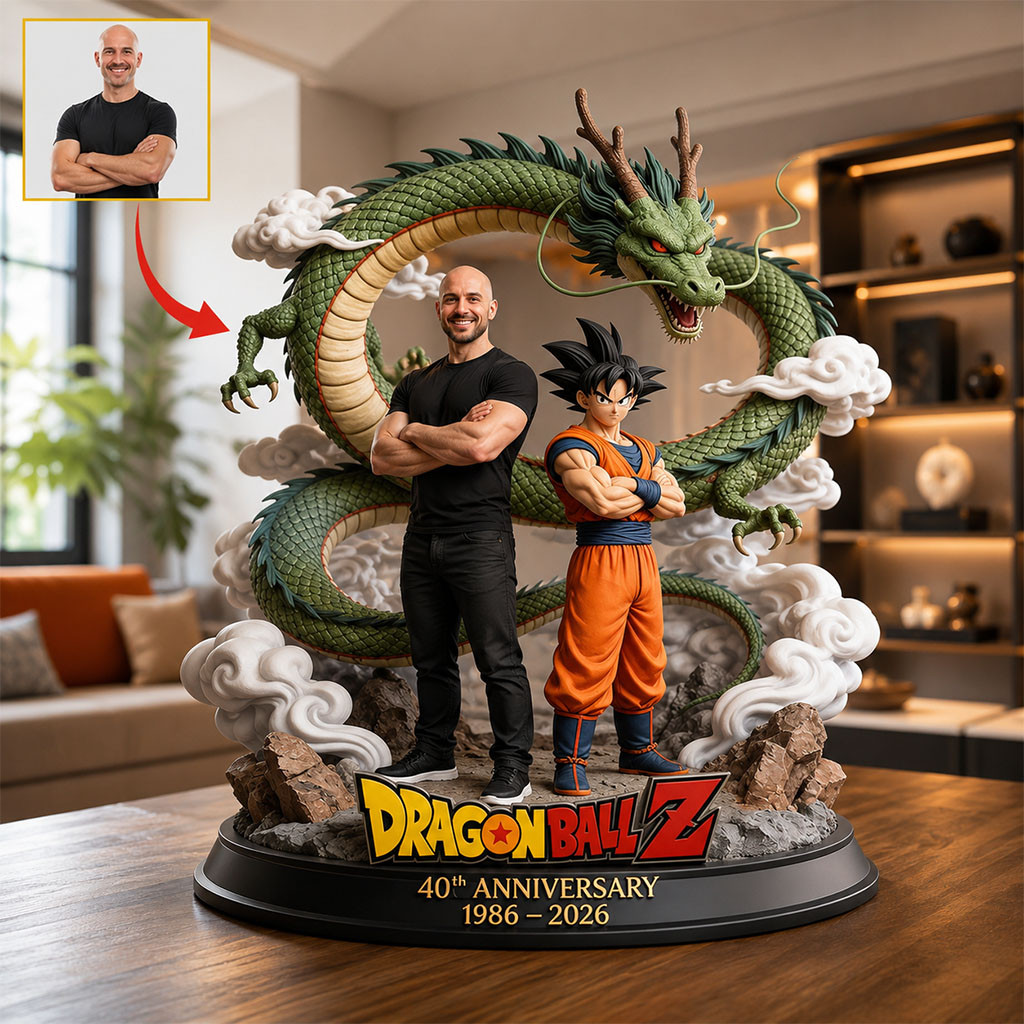 Personalized Photo Dragon Ball Z Acrylic Plaque Dragon Warrior Anime Merch Fan Gifts