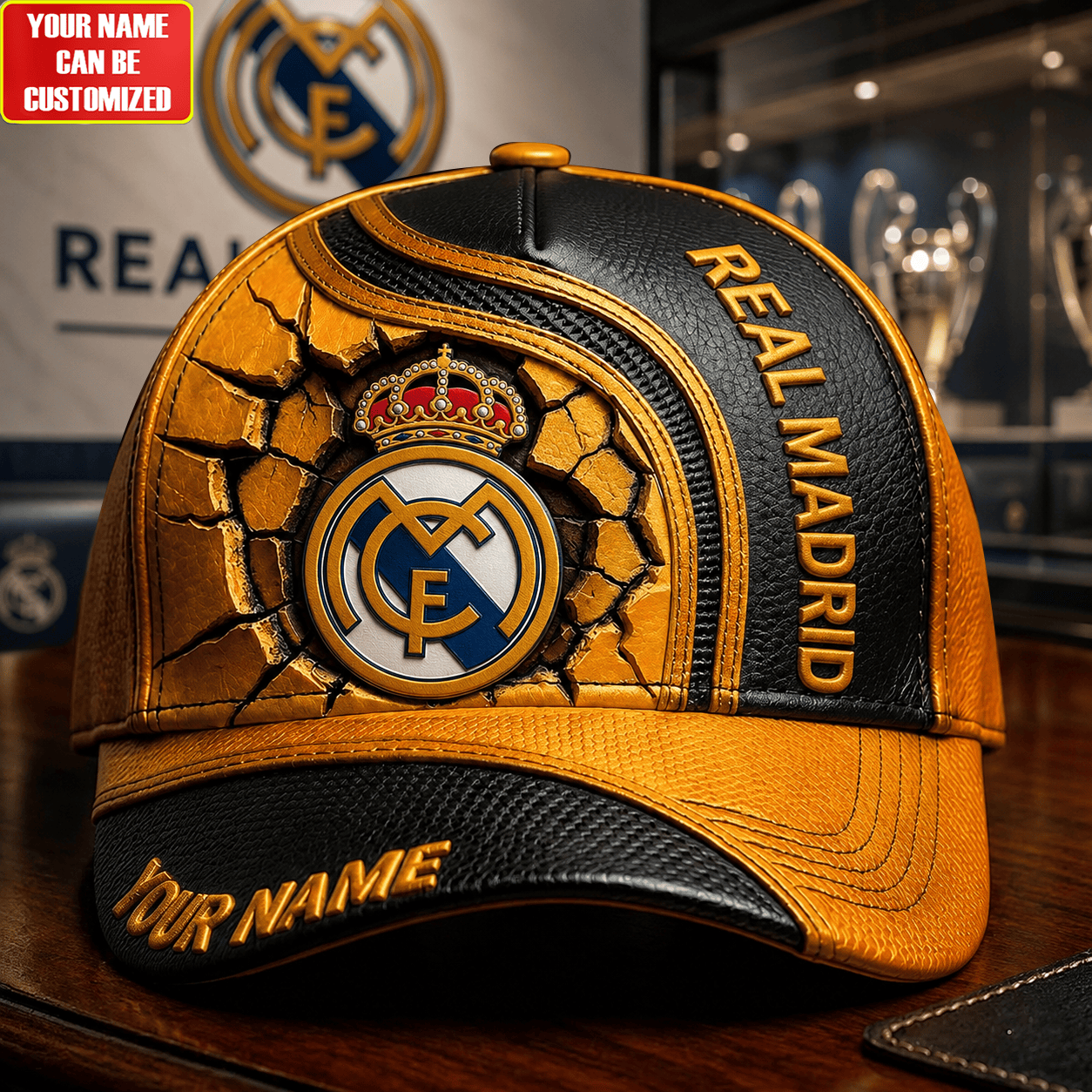 Personalized Real Madrid Sport Hat 2026 Real Madrid FC Merch Best Gift For Boyfriend