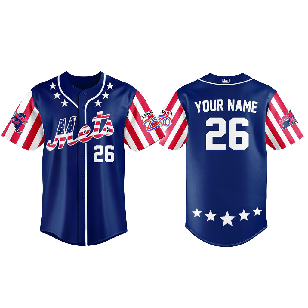 Personalized Syracuse Mets 4th Of July 2026 America 250th Anniversary Jersey Syracuse Mets Merch