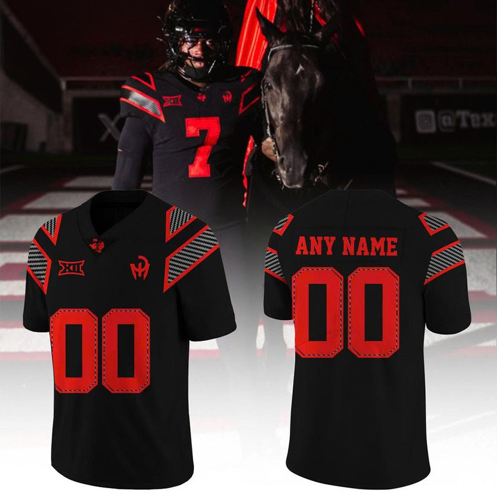 Personalized Texas Tech Red Raiders 2026 Let's Ride Football Jersey Red Raiders Merch Fan Gifts