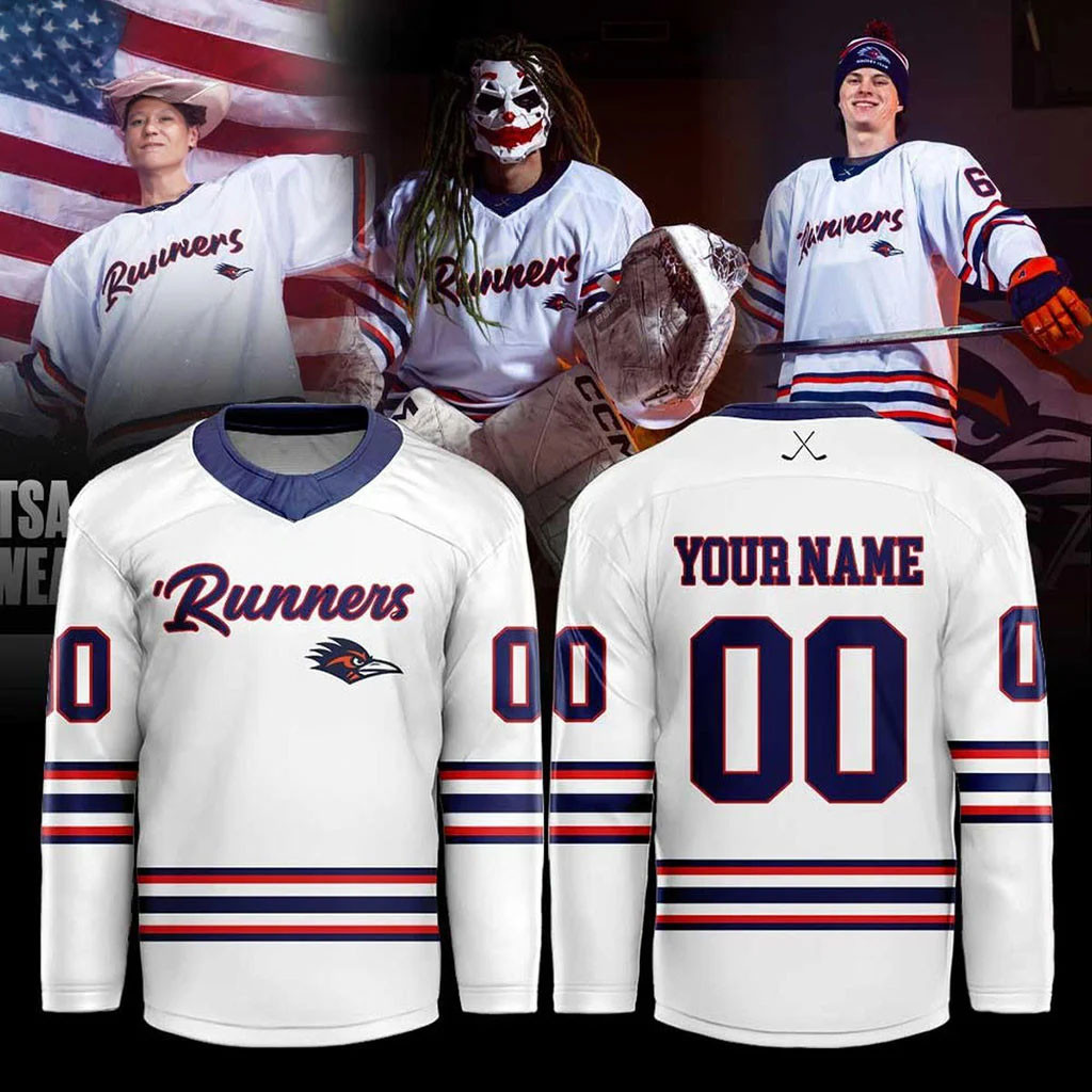 Personalized UTSA Roadrunners New Look 26-27 Hockey Jersey UTSA Roadrunners Merch Fan Gifts