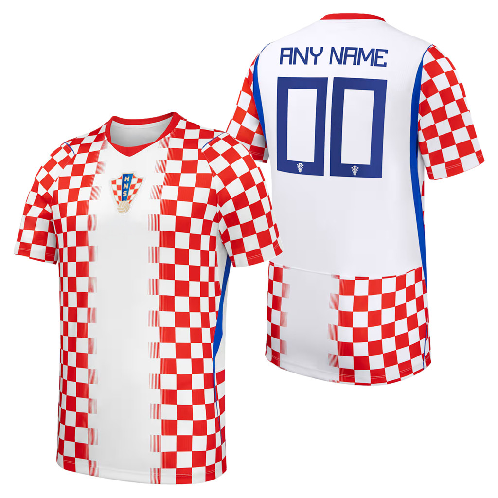 Personalized World Cup 2026 Merch Croatia 2026 Home Jersey Croatia Football Team Merch Men's