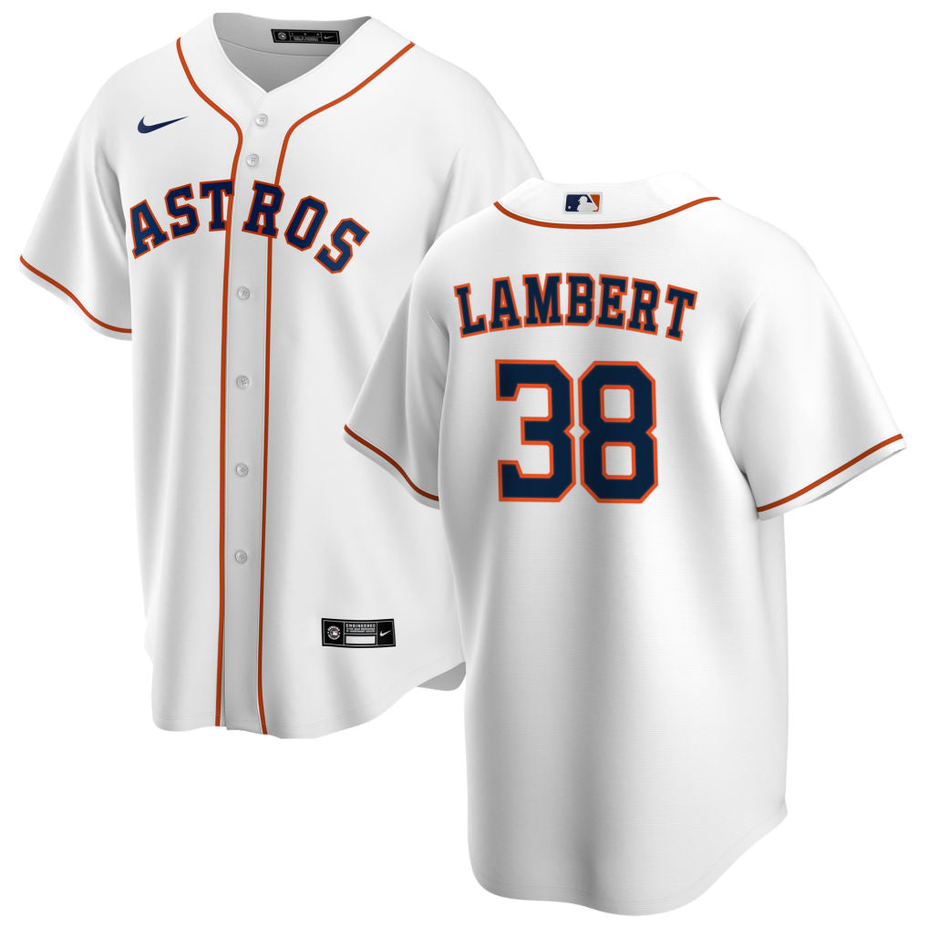 Peter Lambert Houston Astros 2026 Home Jersey - White