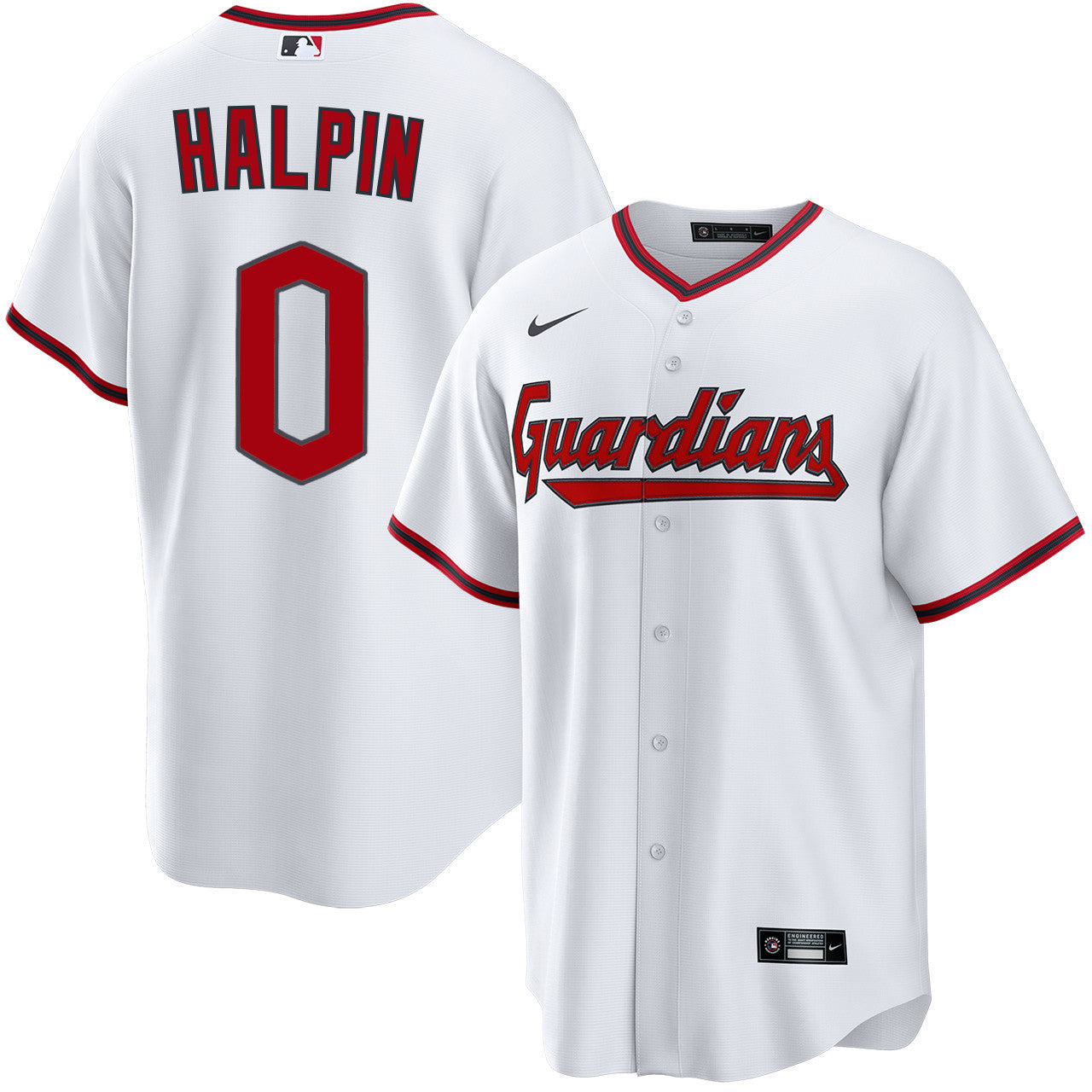 Petey Halpin Cleveland Guardians 2026 Home Jersey - White