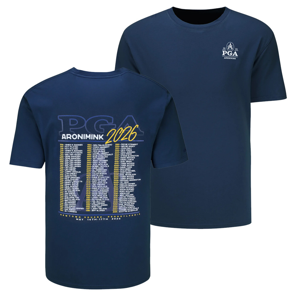 PGA Championship 2026 Merch Ahead 2026 PGA Championship Past Champions T-Shirt Top Golf Present