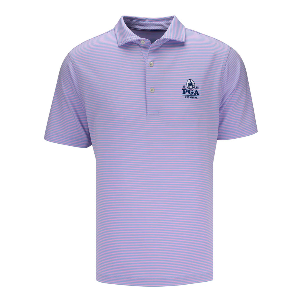 PGA Championship 2026 Merch Fairway And Greene Stripe Polo Shirt Golf Present Ideas