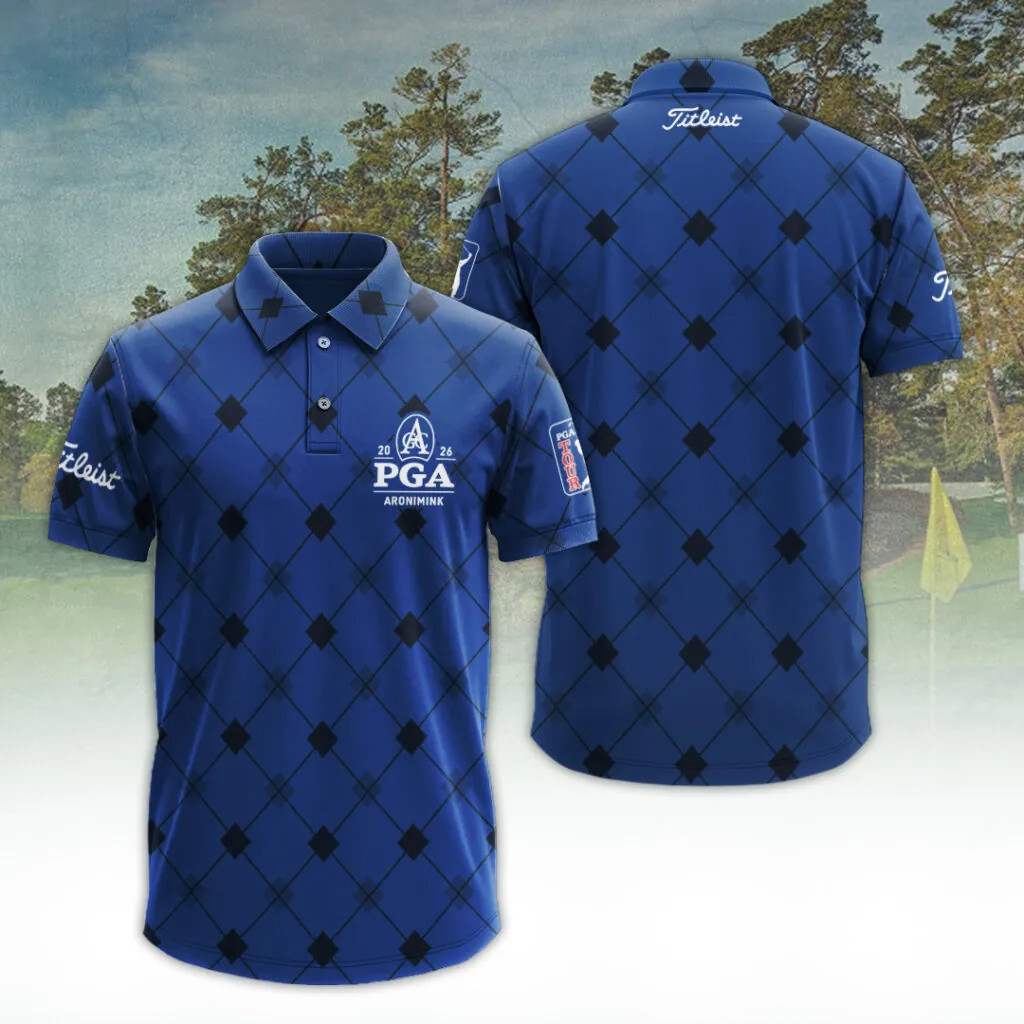 PGA Championship 2026 Merch Titleist x PGA Championship Polo Shirt Gift For Golfer Dad