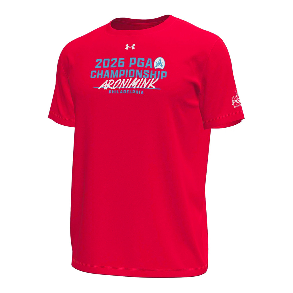 PGA Championship 2026 Merch Under Armour 2026 PGA Championship Tech Stretch Aronimink T-Shirt