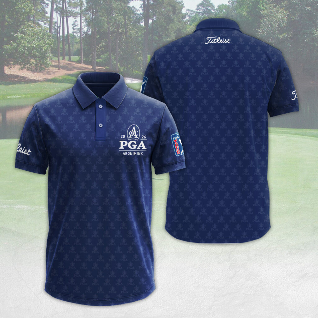 PGA Championship 2026 Merchandise Titleist x PGA Championship Polo Shirt Golf Father's Day Gifts