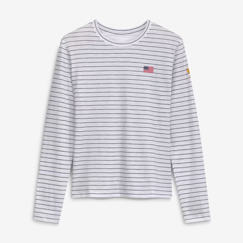 PGA Presidents Cup Merch 2026 B Draddy Presidents Cup Sandra Stripe Long Sleeve Shirt Gifts