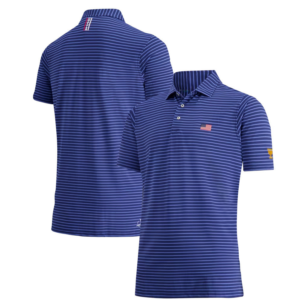 PGA Presidents Cup Merch 2026 B Draddy Team USA Presidents Cup Polo Shirt Golf Gifts For Men