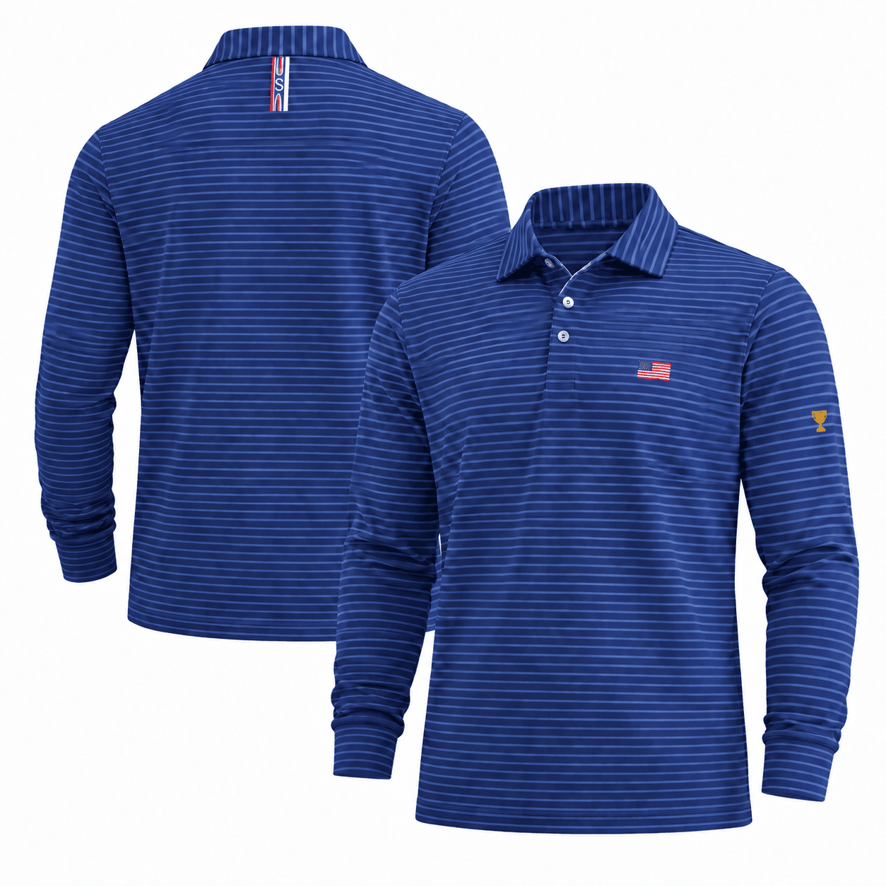 PGA Presidents Cup Merch 2026 B Draddy Team USA Presidents Cup Polo Shirt Golf Gifts For Men - Image 2