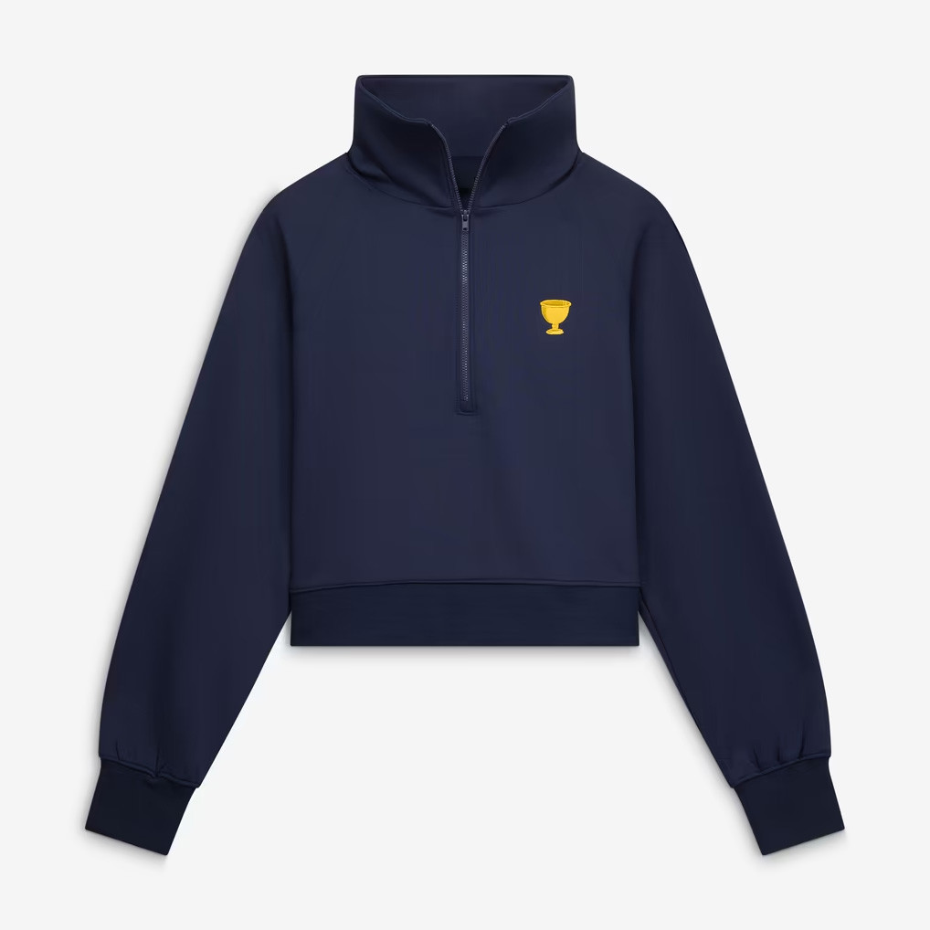 PGA Presidents Cup Merch 2026 Navy Presidents Cup Nora Quarter Zip Shirt Awesome Golf Gifts