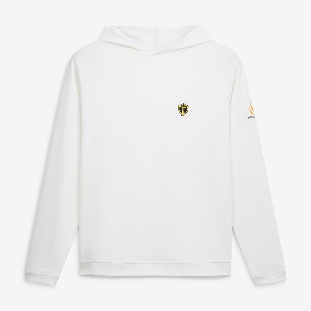 PGA Presidents Cup Merch 2026 Peter Millar White Presidents Cup Team USA Pine Hoodie Golf Gifts