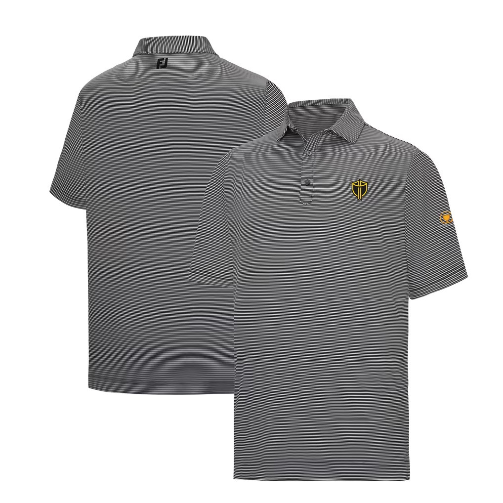 PGA Presidents Cup Merch 2026 Presidents Cup International Team Smooth Stripe Polo Shirt Men's