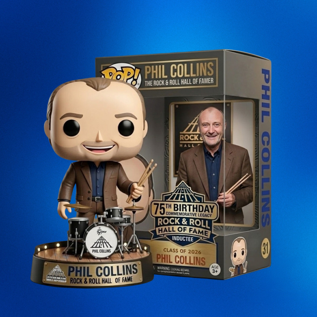 Phil Collins 2026 Rock And Roll Hall of Fame Inductee Commemorative Funko Pop Phil Collins Merch
