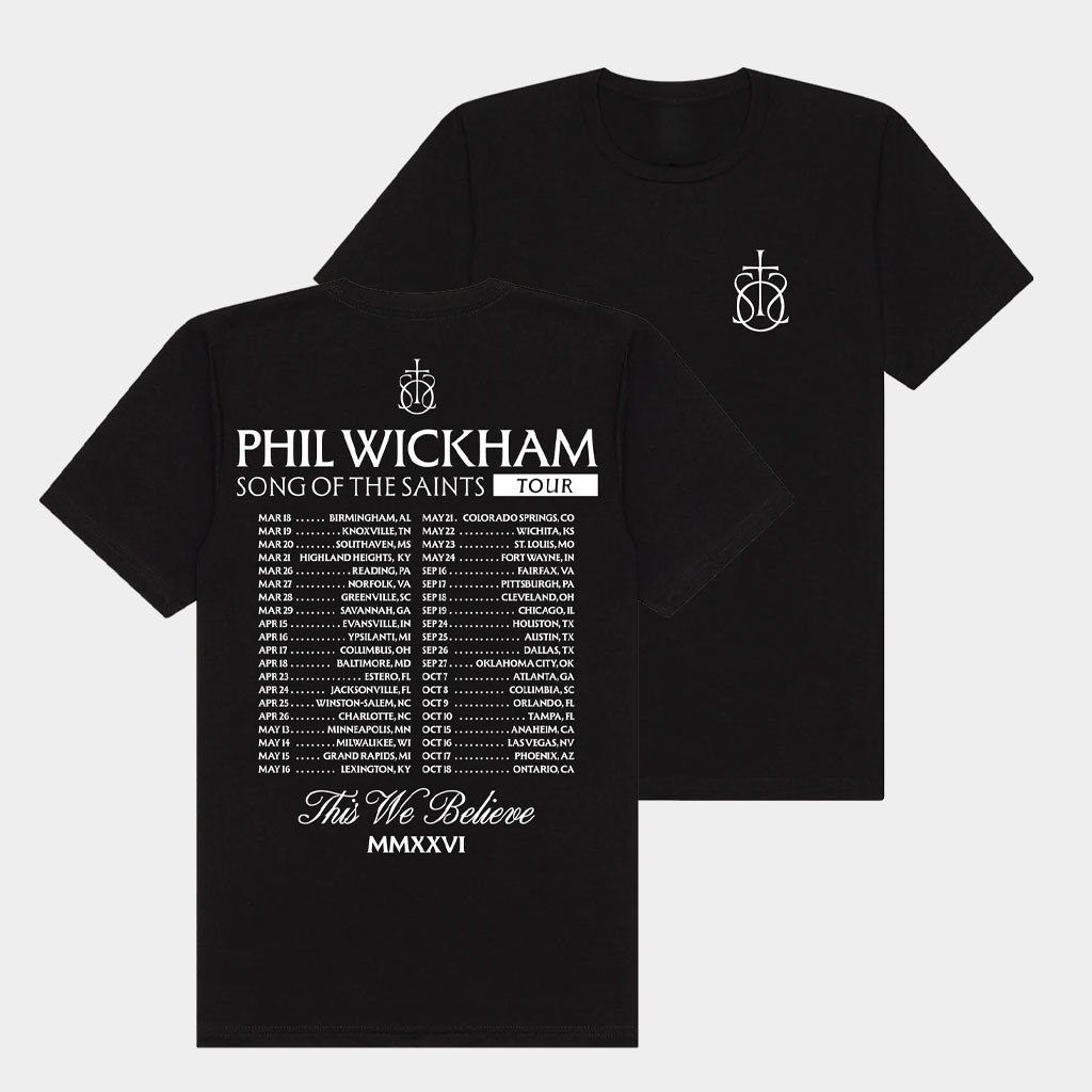 Phil Wickham Merch 2026 Sots Classic Tour T-Shirt Music Gift Ideas For Guys