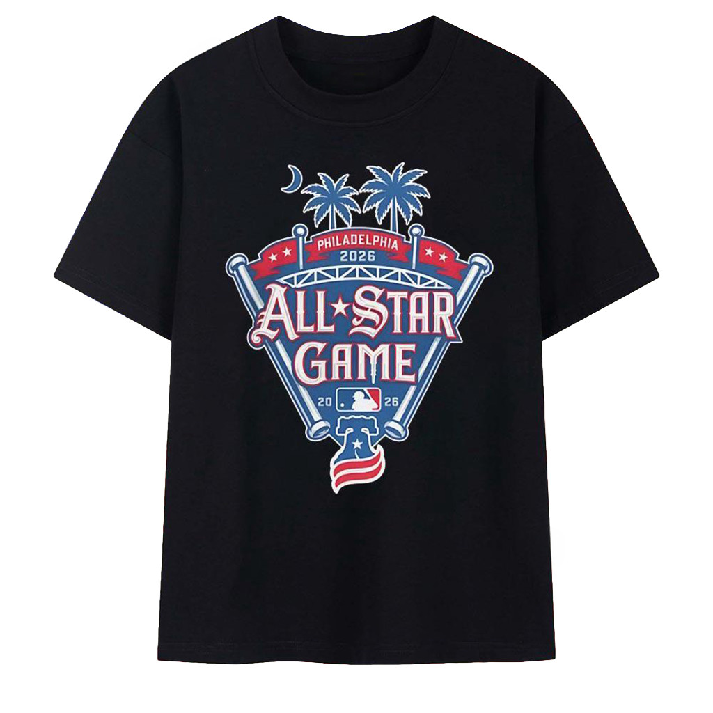 Philadelphia 2026 All Star Game Baseball Liberty Bell Palm Trees Event T-Shirt Fan Merch Gifts