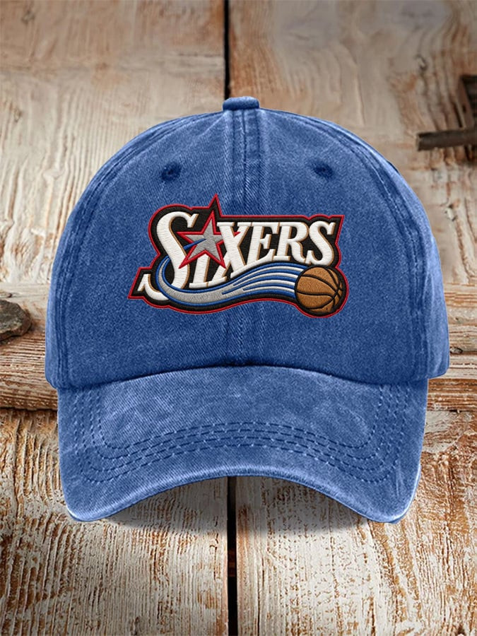Philadelphia 76ers Basketball Hat Embroidered Forever 76ers Merch Game Day Gifts For Dad