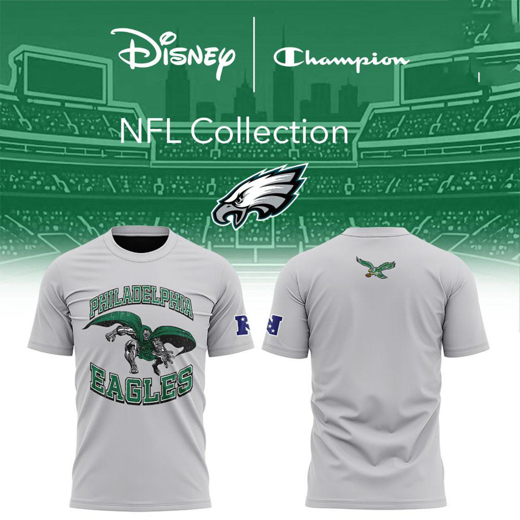Philadelphia Eagles Disney Champion Main Character Energy T-Shirt Eagles Merch Fans Gifts