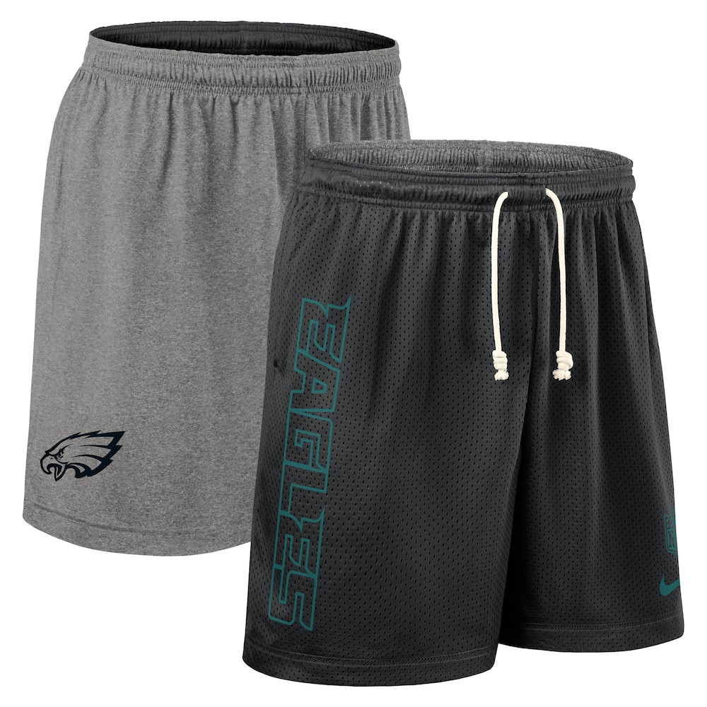 Philadelphia Eagles Merch - Men's Sideline Dri-FIT Shorts, Black - Football Gift Ideas For Men
