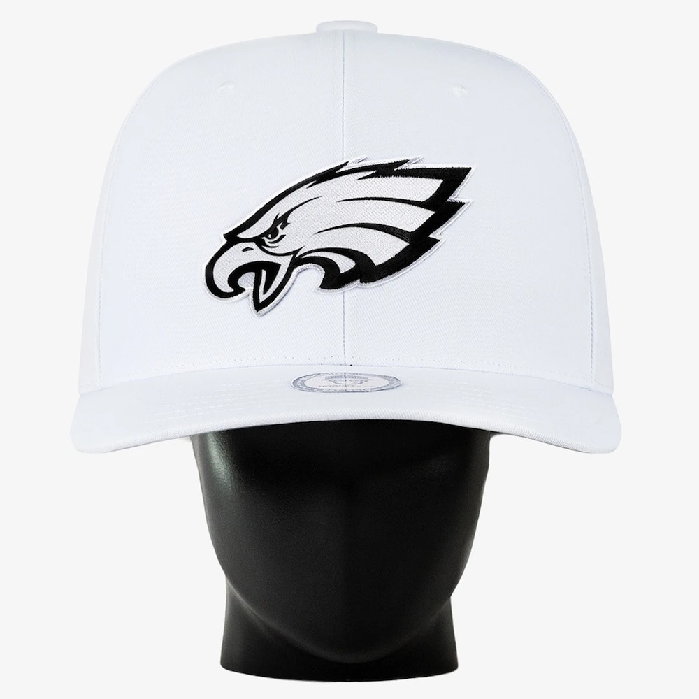 Philadelphia Eagles Merch - Unisex Noggin Boss Big Hat, White - Best Football Gifts