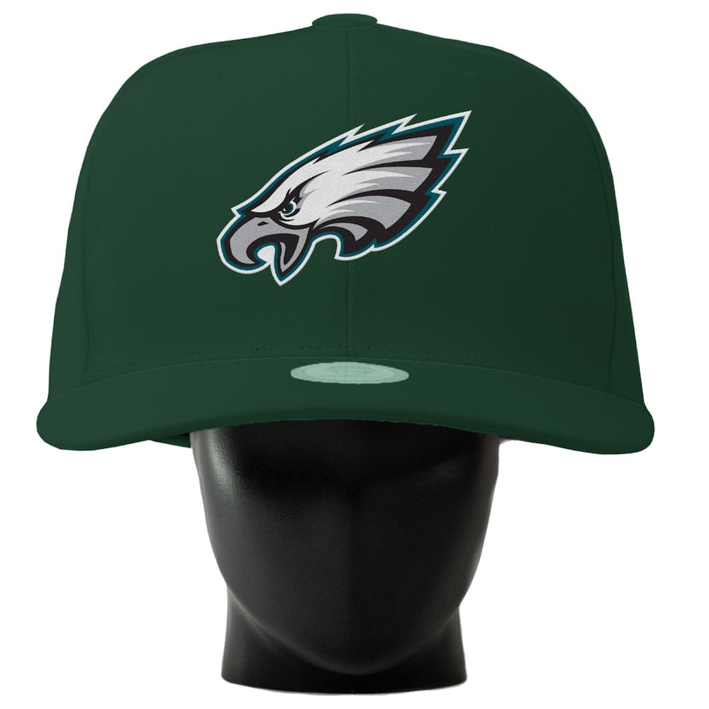 Philadelphia Eagles Merch - Unisex Noggin Boss Hunter Oversized Hat, Green - Birthday Ideas For Football Fan