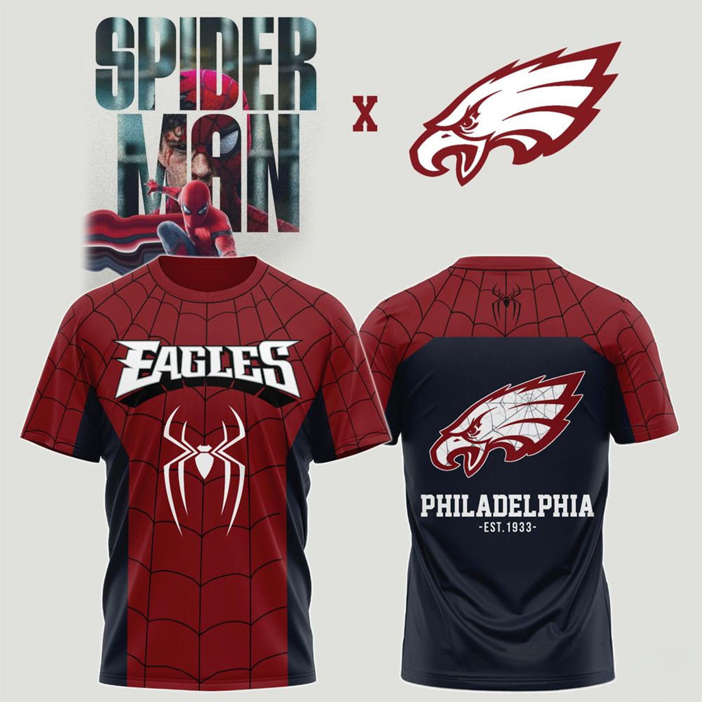 Philadelphia Eagles X Spider Man Brand New Day T-Shirt 2026 Philly Eagles Merch Gift For Fans
