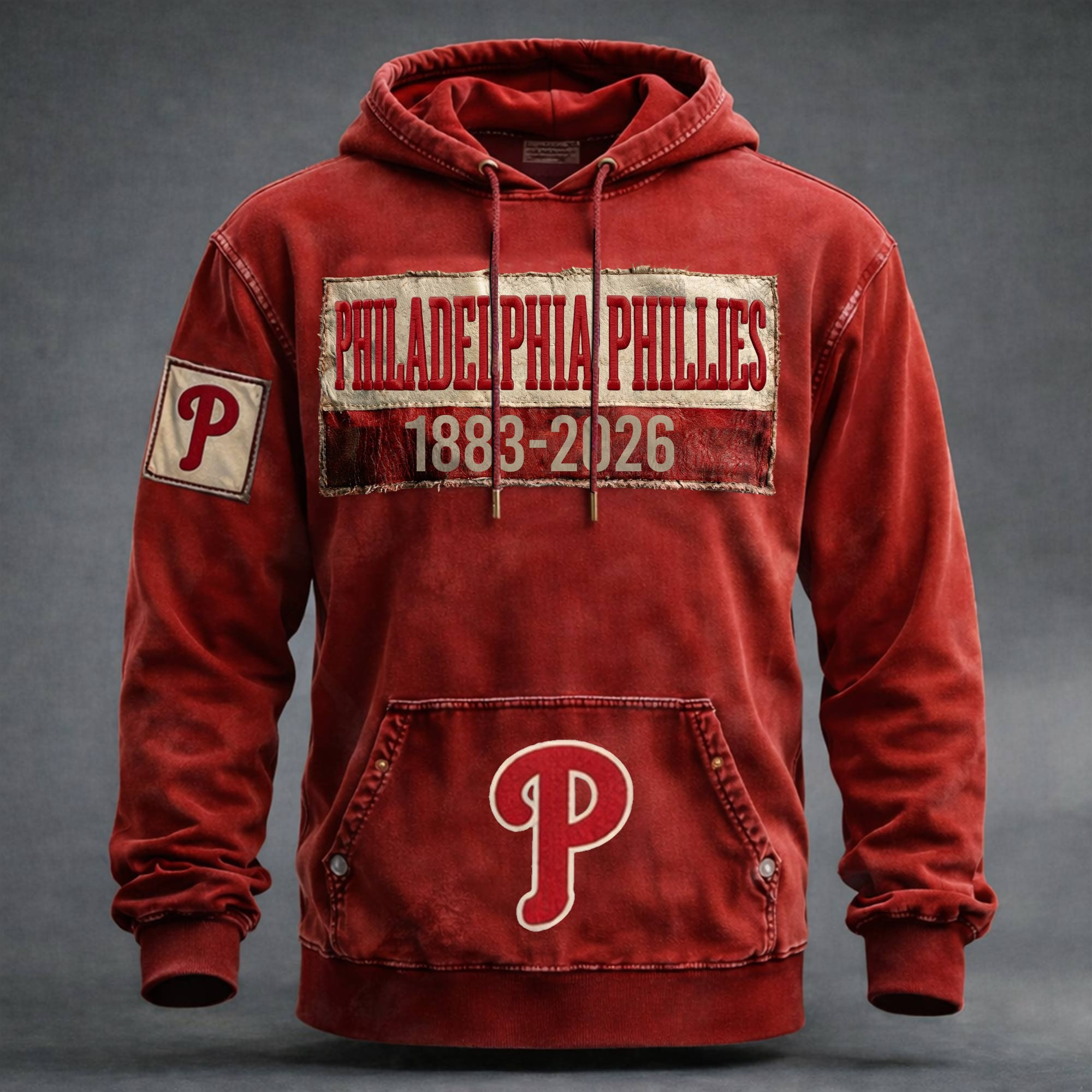 Philadelphia Phillies 1883 2026 Hoodie Game Day Hoodie Phillies Merch Baseball Fan Gifts
