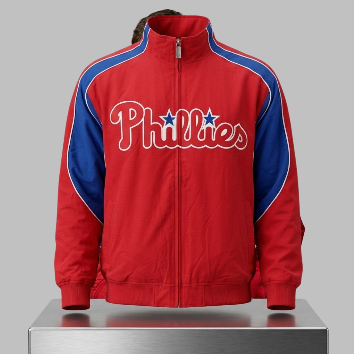 Philadelphia Phillies Red 2005 Cooperstown Jacket Philadelphia Phillies Merch Gifts For Brother