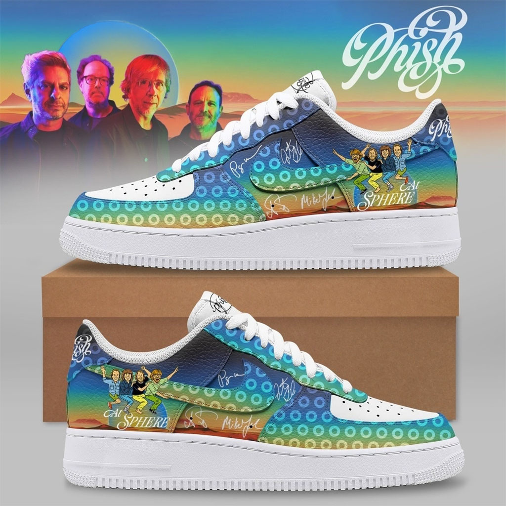 Phish At Sphere Sneakers Jam Band Graphic Shoes Phish Merch Gifts For Fans