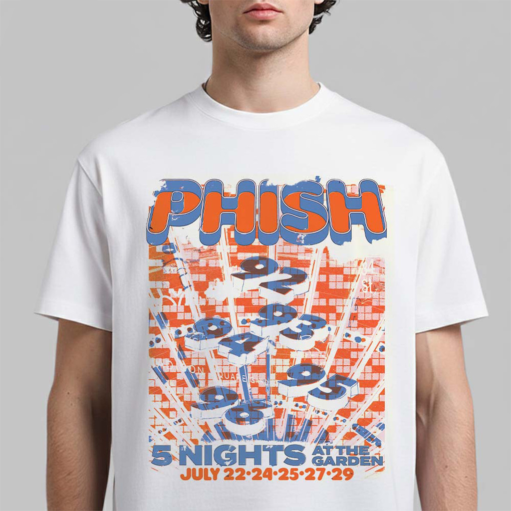 Phish Merch Dry Goods Five Nights Madison Square Garden New York City 2026 T-Shirt Gifts For Men