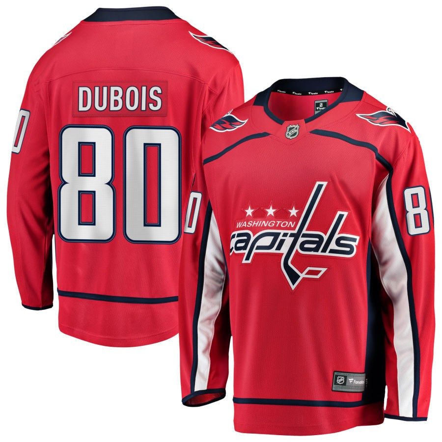 Pierre-Luc Dubois Washington Capitals 2025 Home Jersey - Red 1 Pierre-Luc Dubois Washington Capitals 2025 Home Jersey - Red