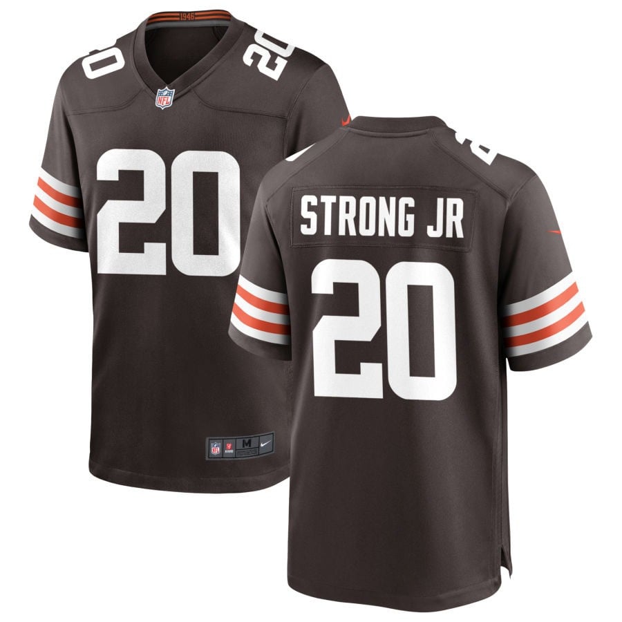 Pierre Strong Jr. Cleveland Browns 2025 Game Jersey - Brown