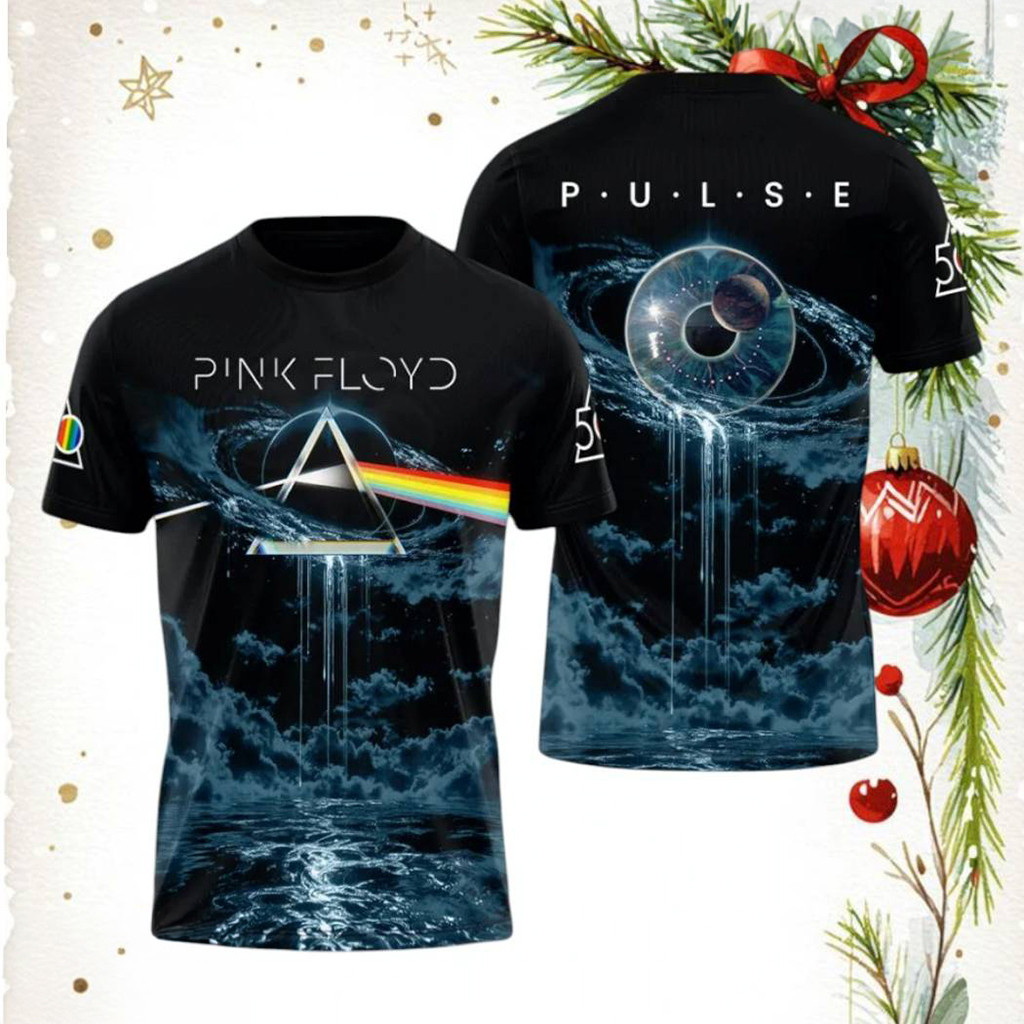 Pink Floyd Pulse T-Shirt The Dark Side Of The Moon Album 50 Years Shirt Pink Floyd Lover Gear