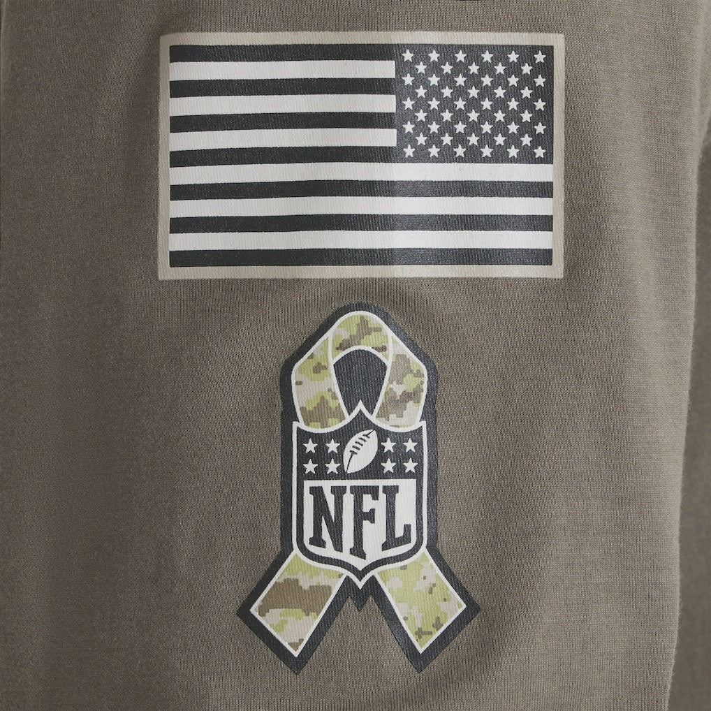 Pittsburgh Steelers 2025 Salute to Service Sideline Long Sleeve T-Shirt - Olive - Image 4